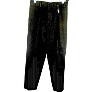 Mens Dockers Navy Pleated Classic Cotton Chino Pants sz 33x32